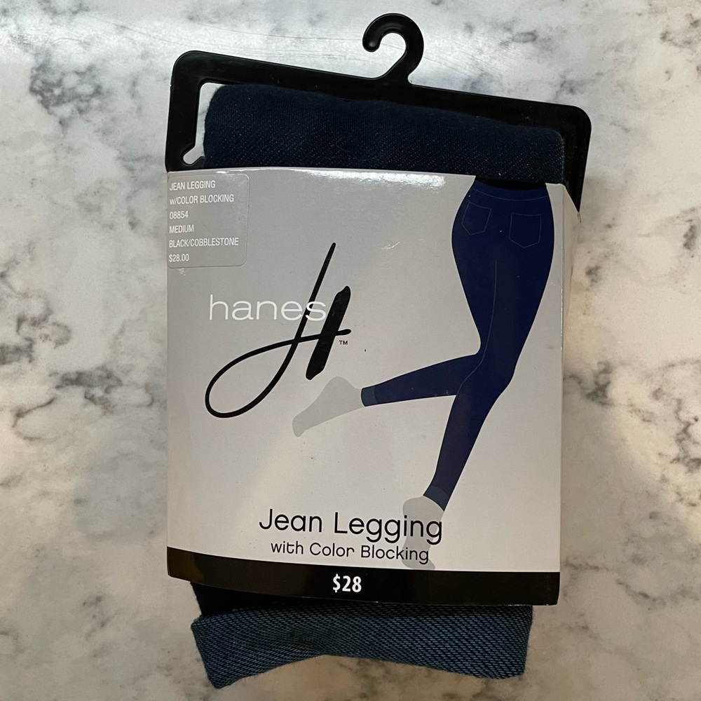 Hanes Jean Legging with Color Blocking
